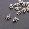 Perleneinsatz Schildkröte, Ø 3,8 mm, Abmessungen 13×19 mm, Verpackung ca. 20 g ± 12 Stück