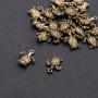 Anhänger Schildkröte Bronze, Durchmesser 1,5 mm, Länge 16×13 mm, Fass. 20 g ± 22 Stk