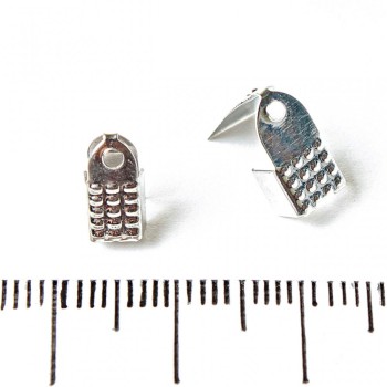 Crimpkappen für Schnüre, 5 × 11 mm, 50 Stück