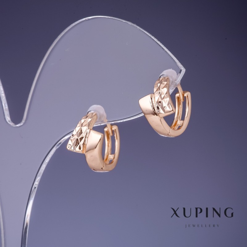 Ohrringe Xuping 8×12 mm «18K-Vergoldung»