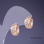 Ohrringe Xuping 15×7 mm, 18K-Vergoldung