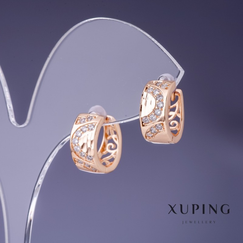 Xuping Ohrringe 14×7 mm '18K-Vergoldung'