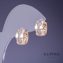 Ohrringe Xuping 13×8 mm, 18K-Vergoldung