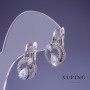 Ohrringe Xuping Rhodiumbeschichtung 20×12 mm