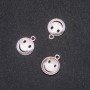 Anhänger Smile 15×18 mm, Schmuckzubehör, Verpackung 20 g ± 20 Stück