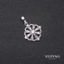 Anhänger Xuping Rhodium-beschichtet, 28×22×19 mm