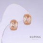 Ohrringe Xuping, Länge 14 mm, Dicke 8 mm, 18K-Vergoldung