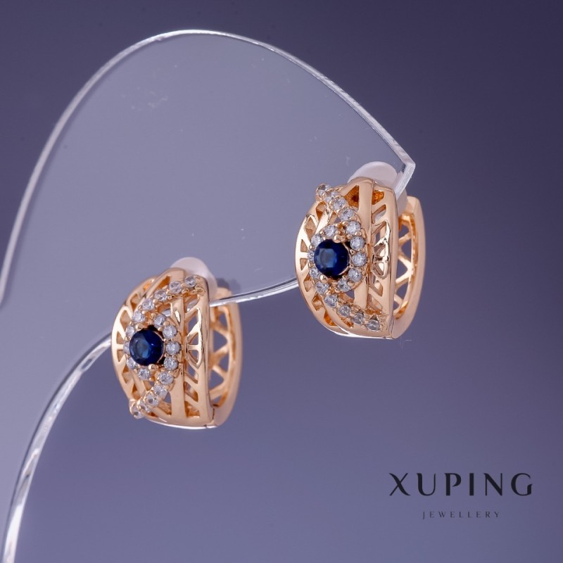 Ohrringe Xuping 15×9 mm – 18K-Vergoldung