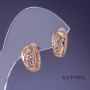 Ohrringe Xuping 8x14 mm Vergoldung 18K