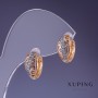 Ohrringe Xuping 13×6 mm Vergoldung 18K
