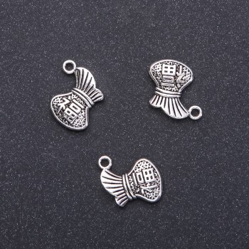 Anhängerzubehör „Beutelchen“, Durchmesser 14 mm, Länge 15 mm, Verpackung 20, 8 g, 11 St. (+ -)