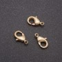 Preis pro Packung / 10 Stück. Verschluss 12×6 mm, Farbe: helles Bronze