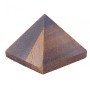 Pyramide aus Tigerauge – Souvenirstein, Höhe ca. 3 cm, Breite ca. 4 cm