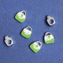 Charm-Bead Pandora Tasche grün 10 mm