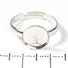 Preis pro Packung /10 Stk. 10 mm Ringbasis mit gezahntem Rand, rund