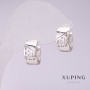 Xuping Ohrringe 12×7 mm Rhodiumbeschichtung