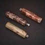 Anhänger aus Picasso-Jaspis, Naturstein, 11×54 mm (±)
