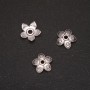 Endkappen für Schmuckzubehör, Maße 12 x 3 mm, InnenØ 1,6 mm, Verpackung 20 g, ca. 37 Stück