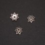 Endkappen für Schmuckzubehör, Durchmesser 9 × 3 mm, Innendurchmesser 1,2 mm, Verpackung 20 g ± 43 Stück