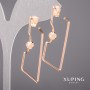 Ohrringe Xuping, 39 mm, 18K-Vergoldung