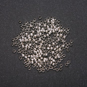 Crimp-Fixierungen »Zahipi«, Durchmesser 3 mm, Metallfarbe Silber, 8 g