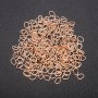 Oval-Verbindungsringe, 5×7 mm, Packung 20 g, Goldfarbe