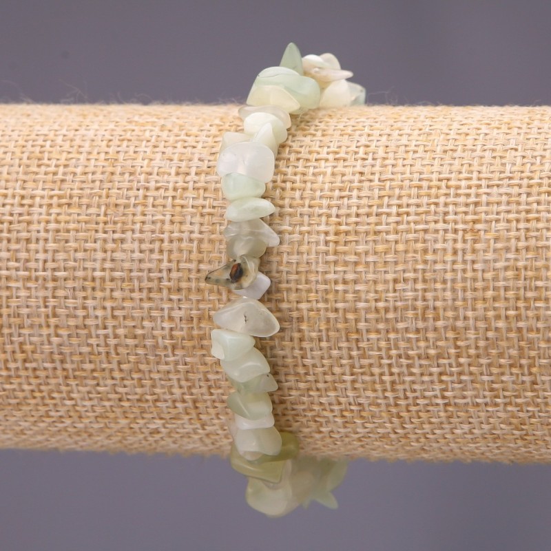 Armband aus natürlichem Onyx – Körnchen, Durchmesser ca. 7 mm, auf elastischer Schnur, Länge 18 cm