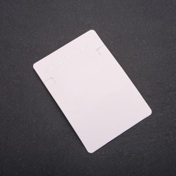 Kartenunterlage für Halskette 9 × 6 cm aus Karton, Packung 100 Stück