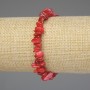 Armband aus getöntem Perlmutt auf elastischem Band, kleine Perlmuttstücke, ca. 7(±) mm, Länge 18 cm