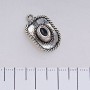 Schmuckzubehör – Anhänger Hut, Farbe Silber, 22×13 mm, Verpackung 20 g ± 11 Stück
