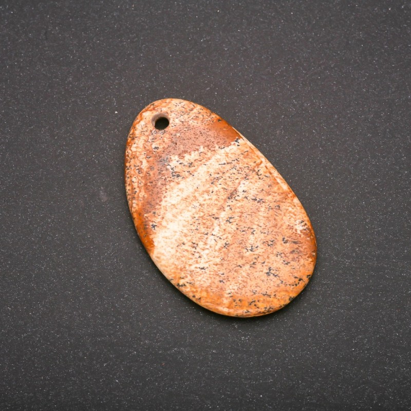 Anhänger aus Landschaftsjaspis 34×53 mm (±)