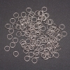 Verbindungsring, Durchmesser 7 mm, graues Metall, Verpackung 25 g