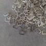 Ohrhaken für Ohrringe (13×9 mm) mit englischem Verschluss, 120 Paare (zum Verlöten)