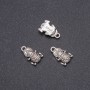 Schmuckzubehör Anhänger „Frosch“, Maße 10×17 mm, Verpackung 20 g ± 12 Stück