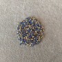 Strasssteine, blaue Farbe, Durchmesser ca. 3,5 mm, Verpackung ca. 4 g