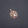 Кулон Xuping позолота 18к і білим каменем 30х24х19мм