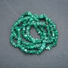 Strang aus natürlichem Malachit – Malachit-Chips 8×4 mm bis 12×6 mm, Länge ca. 80 cm