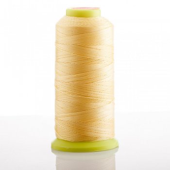 Spulenfaden, kräftiges Gelb, Durchmesser 0,9 mm, Nylon für Handarbeiten, 300 m