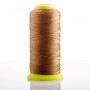 Spulenfaden braun-goldfarbig, Durchmesser 0,6 mm, Nylonfaden für Handarbeiten, 500 m