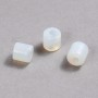 Pandora-Perle aus Mondstein 9x9 mm, Lochdurchmesser 3,5 mm +