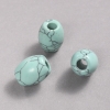 Pandora-Perle Türkis 16, 5x15, 5mm + -, Lochdurchmesser ca. 5,5 mm +
