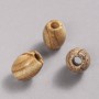 Pandora-Perle aus Landschaftsjaspis – natürlicher Stein, 16,5 × 15,5 mm, Lochdurchmesser ca. 5,5 mm