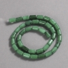 Perlen auf einer Schnur aus Chrysopras – glatte Zylinderperlen, Maße 10 x 6 mm, Länge 41 cm