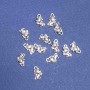 Anhänger-Schmuckzubehör „Mäuschen“ 6×12 mm, Verpackung 20 g +/- 30 Stück