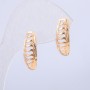 Xuping Ohrringe mit 18K-Vergoldung, Durchmesser 20 × 7 mm +