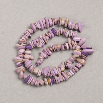 Perlen auf Schnur aus Phosphosiderit (künstlich) Körnchen 8×3 mm + -, Länge 39 cm +