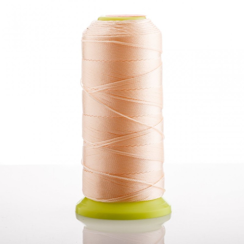 Nylonfaden-Spule in Pfirsichfarbe, Ø 0,9 mm, für Handarbeiten, 500 m