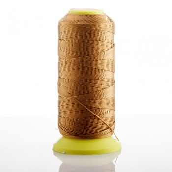 Beige Nylonfaden-Spule, Durchmesser 0,6 mm, für Handarbeiten, 500 m