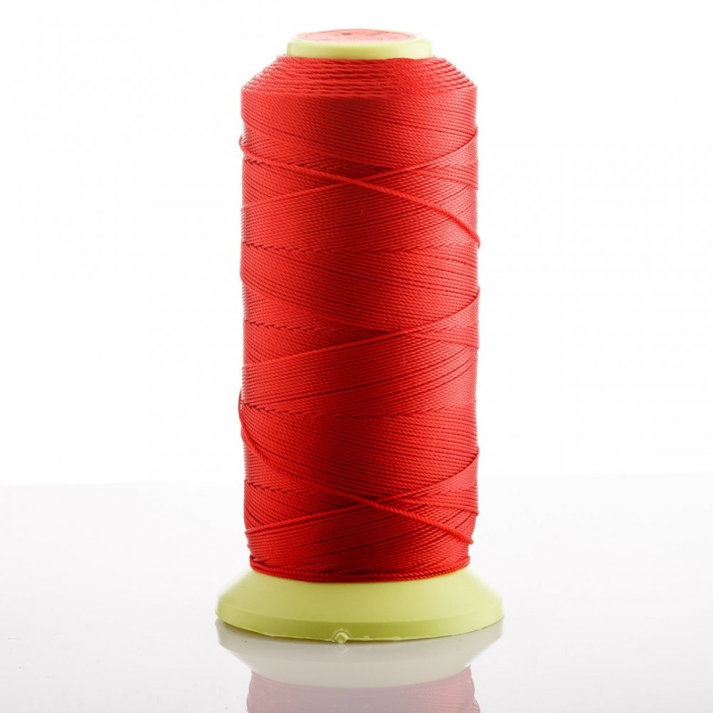 Rote Nylonfaden-Spule, Durchmesser 0,9 mm, für Handarbeiten, 500 m