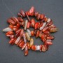 Nadelartige Karneol-Chips aus natürlichem Stein, 18 × 6 mm, Länge 38 cm +